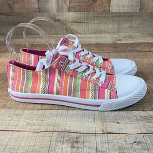Airwalk Retro Tribal Skate Sneakers Pink Striped
